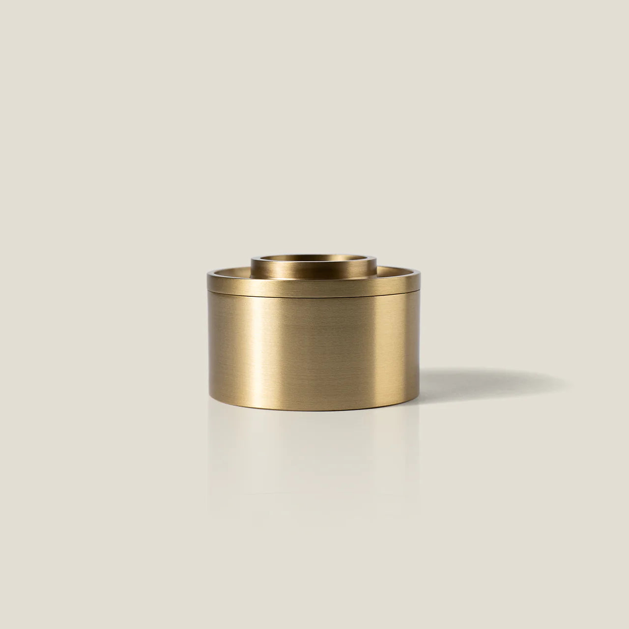 ASTEROID OIL BURNER IN BRASS BY ADDITION STUDIO