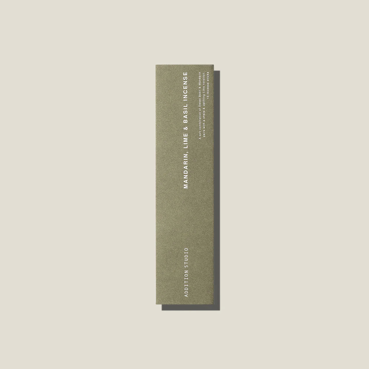 MANDARIN, BASIL + LIME INCENSE BY ADDITION STUDIO