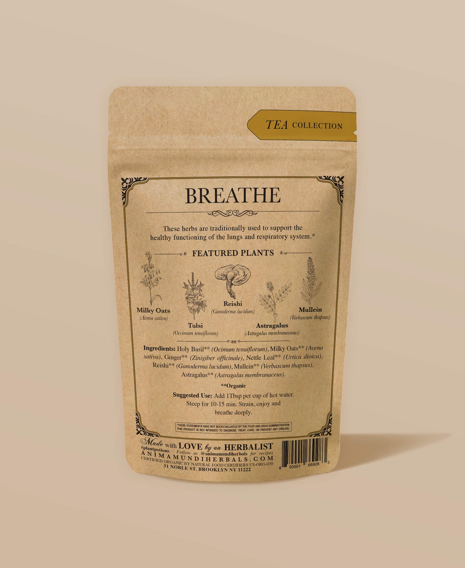 BREATHE TEA BLEND BY ANIMA MUNDI