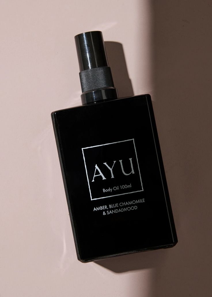 AMBER, BLUE CHAMOMILE + SANDALWOOD BODY OIL BY AYU