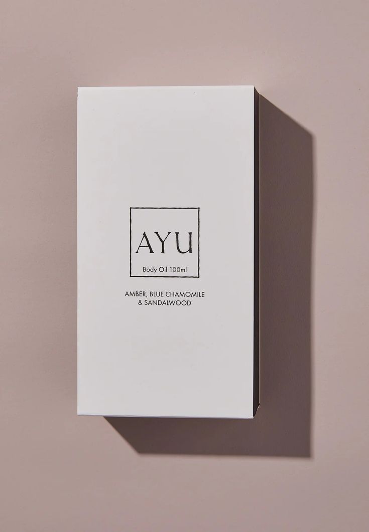 AMBER, BLUE CHAMOMILE + SANDALWOOD BODY OIL BY AYU