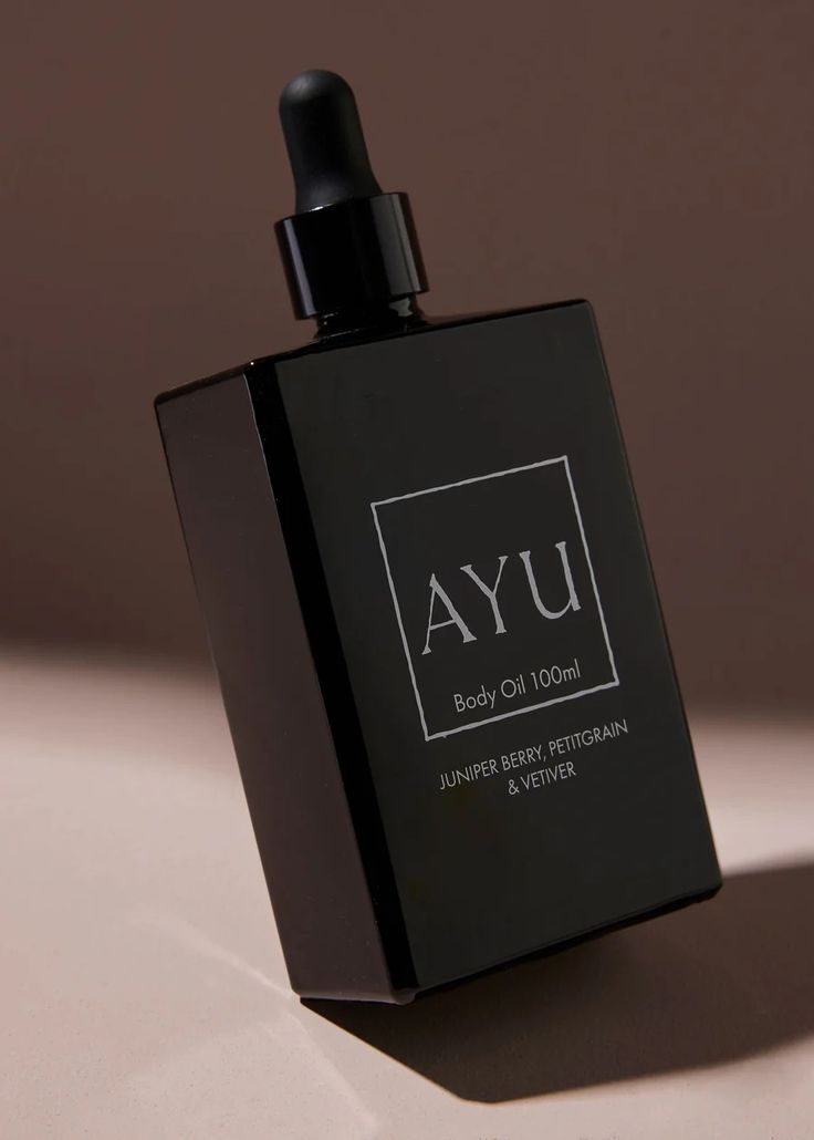 JUNIPER BERRY, PETITGRAIN + VETIVER BODY OIL BY AYU