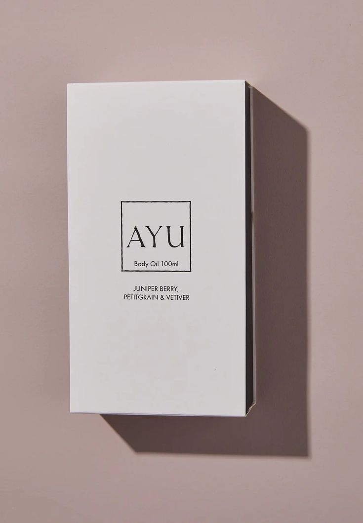 JUNIPER BERRY, PETITGRAIN + VETIVER BODY OIL BY AYU