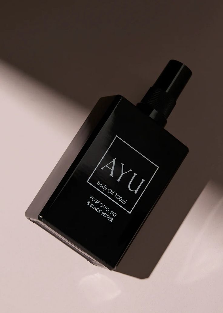 ROSE OTTO, FIG + BLACK PEPPER BODY OIL BY AYU