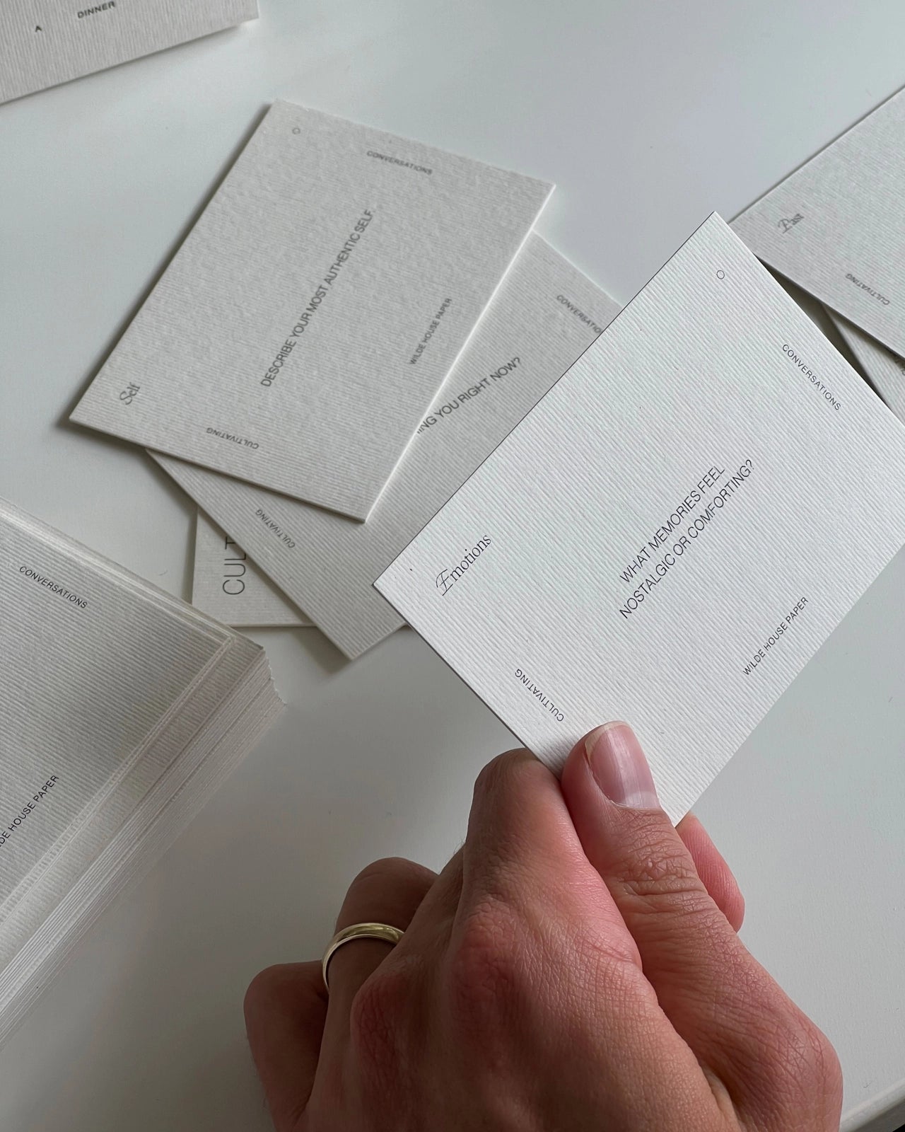 CULTIVATING CONVERSATIONS BY WILDE HOUSE PAPER