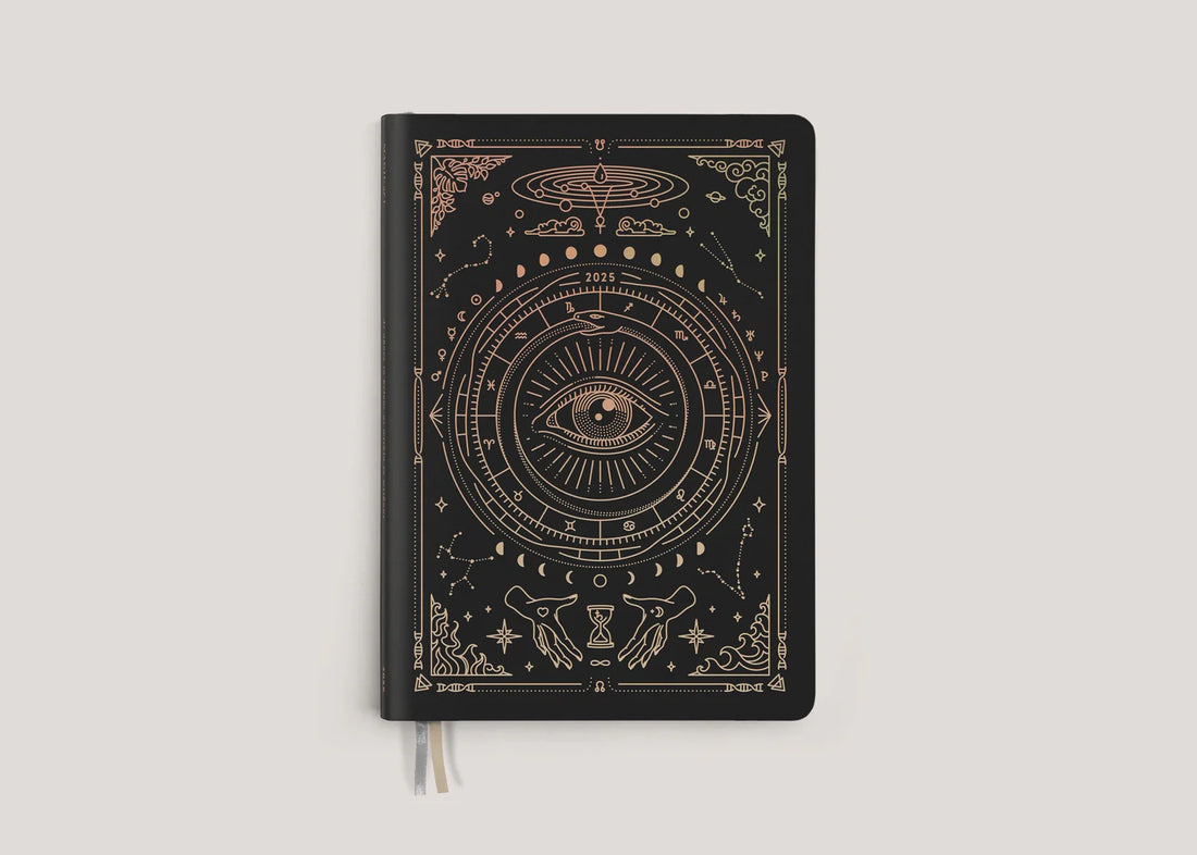 2025 ASTROLOGICAL PLANNER BY MAGIC OF I ~ CLASSIC BLACK