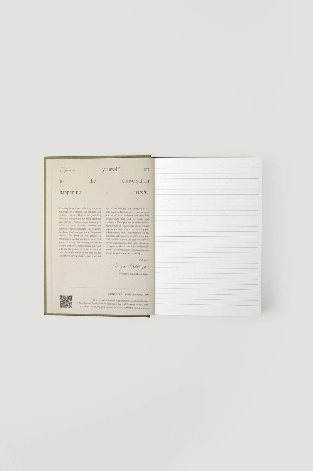 OPEN JOURNAL BY WILDE HOUSE PAPER