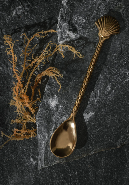 BRASS SEA NYMPH SPOON BY OSKAYA