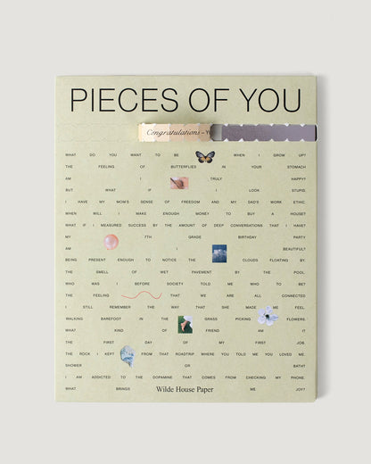 PIECES OF YOU JOURNAL BY WILDE HOUSE PAPER