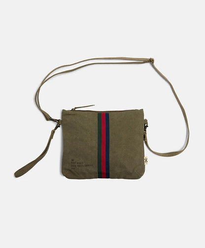 KHAKI ESCAPEE CLUTCH BY PONY RIDER