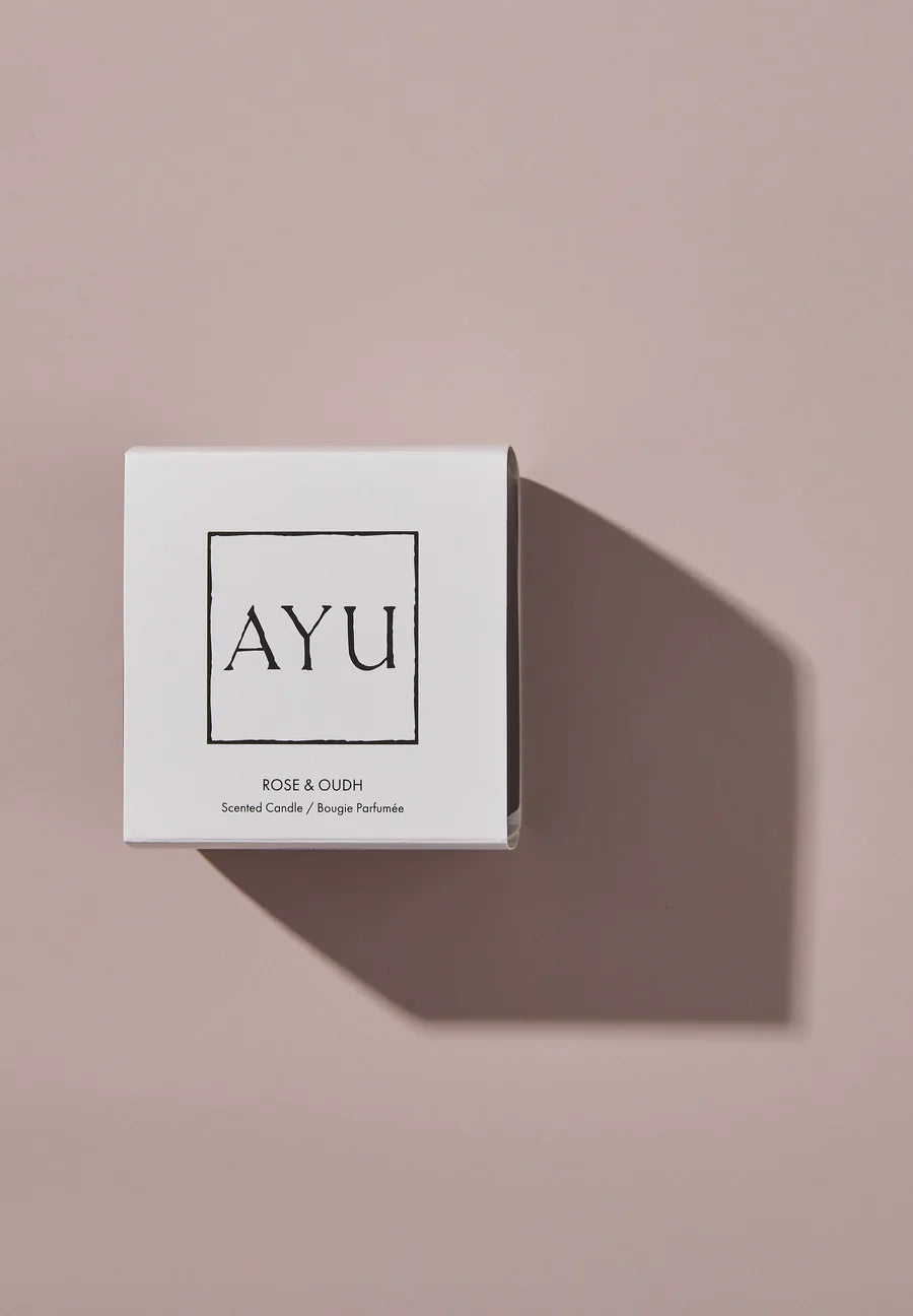 ROSE + OUDH CANDLE BY AYU