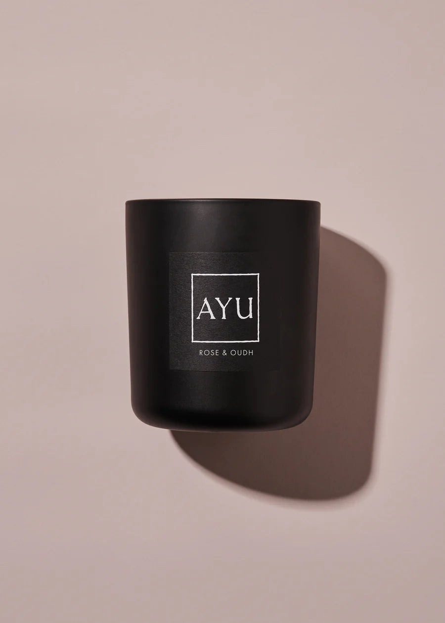 ROSE + OUDH CANDLE BY AYU