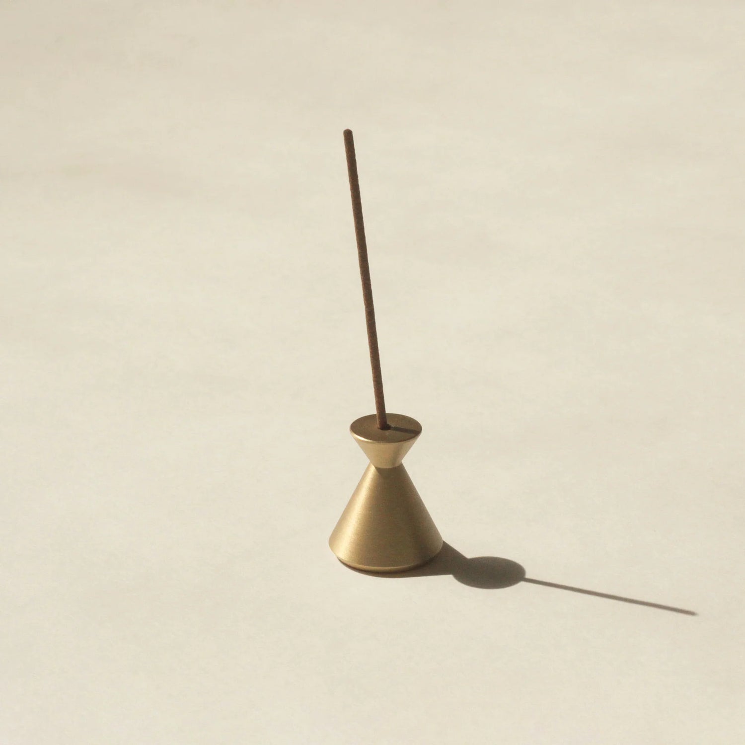 HOURGLASS BRASS INCENSE HOLDER